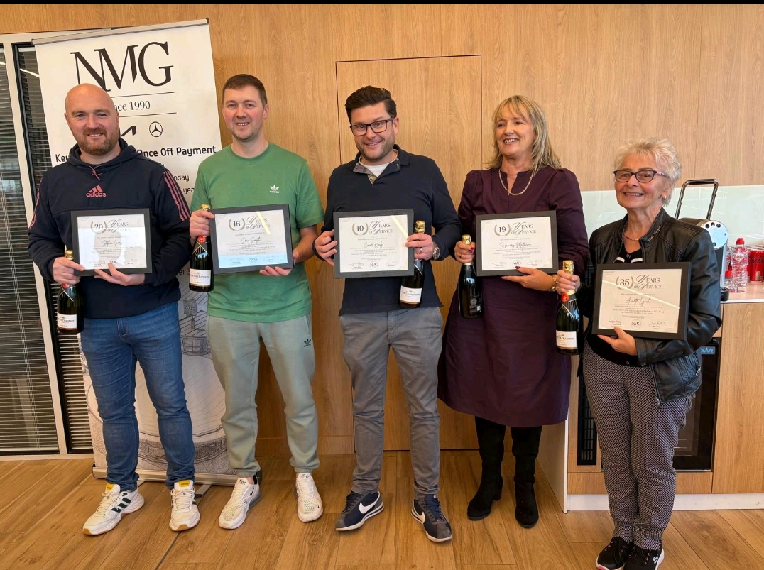 Newgate Celebrates Long Serving Staff Members at Family Day in Navan Showrooms